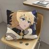 1pc Mikaela Hyakuya Anime Seraph Of The End Pillow Case Fashion Square Pillowcase Bedroom Sofa Room Ins Decoration Leisure