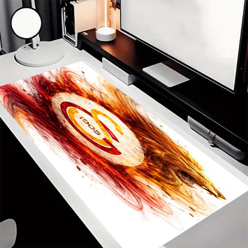 Galatasaray S.K Theme Premium Non-slip Mouse Pad with Stitched Edges,Durable Rubber Material,for Desktop & Gaming Great Gifts
