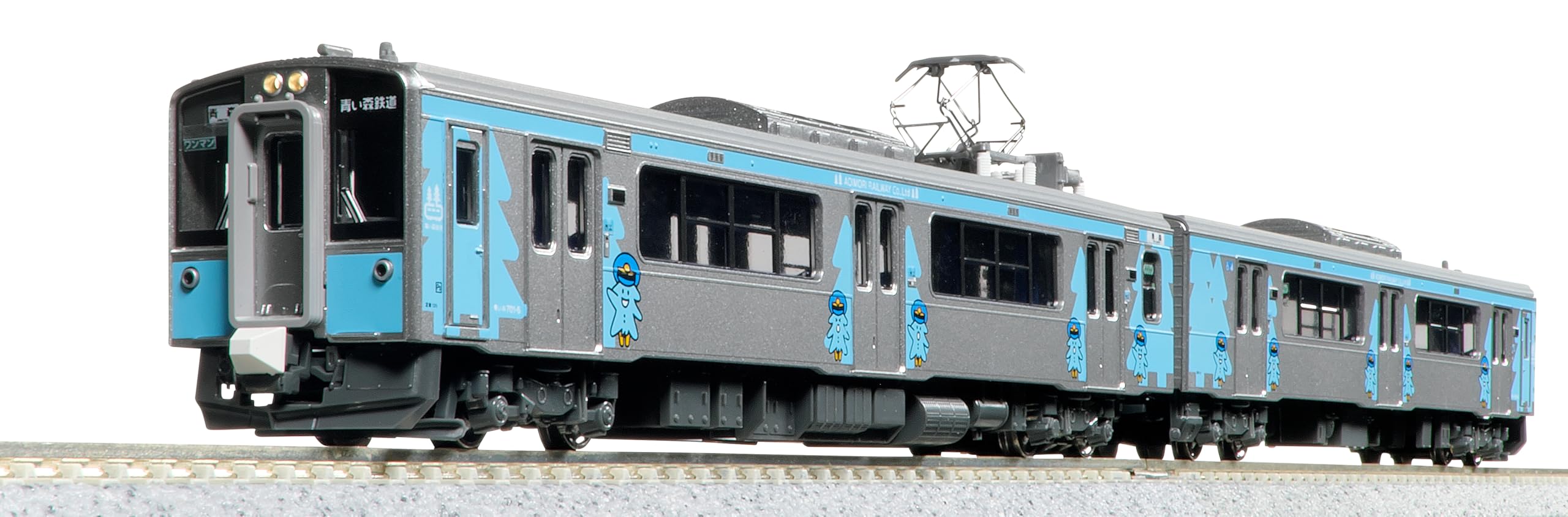 

KATO N Gauge Aoimori Railway Aoimori 701 Series New Wrapping Model Train 2-Car Set, 10-1562