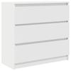 Sideboard in White 80 x 35 x 76 cm Engineered Wood