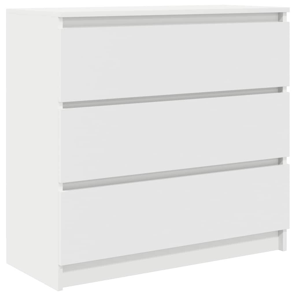 Sideboard in White 80 x 35 x 76 cm Engineered Wood