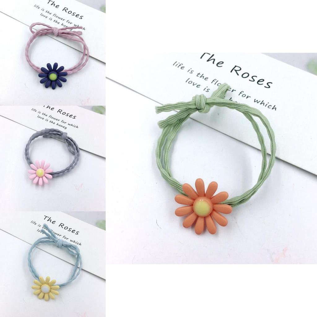 Beautiful Ins Women Daisy Hair Rope Headband With High-elastic Korean Rubber Band
