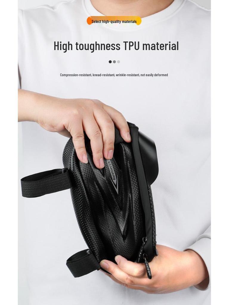 Waterproof Bicycle Handlebar & Saddle Bag with Phone Holder