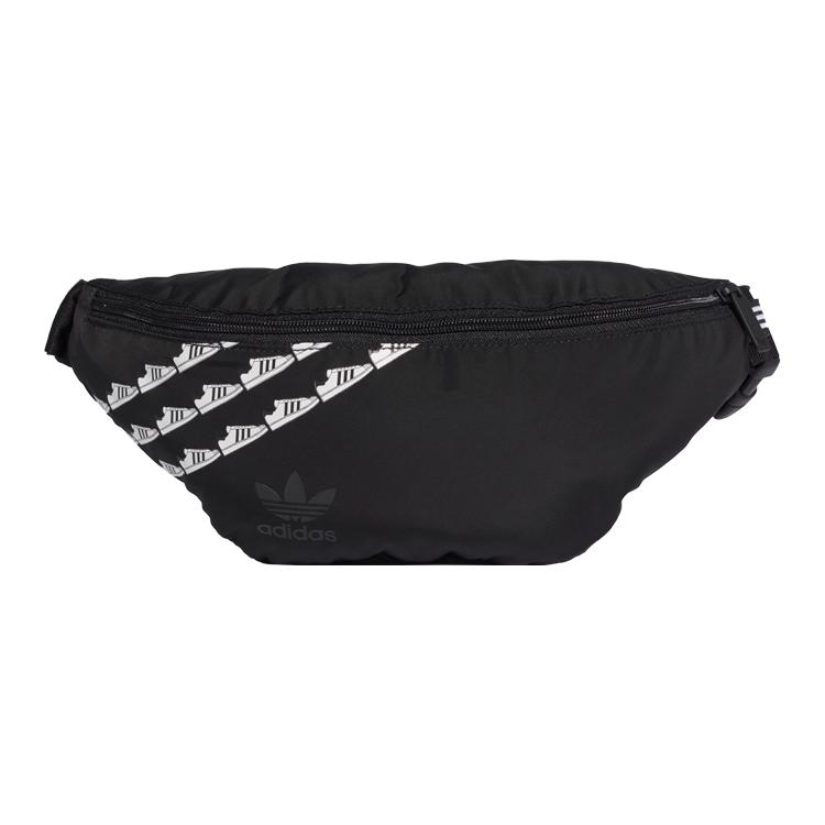 New Adidas Originals Superstar Series Polyester Sling Bag, Fanny Pack Regular Unisex Pure Black FT9314