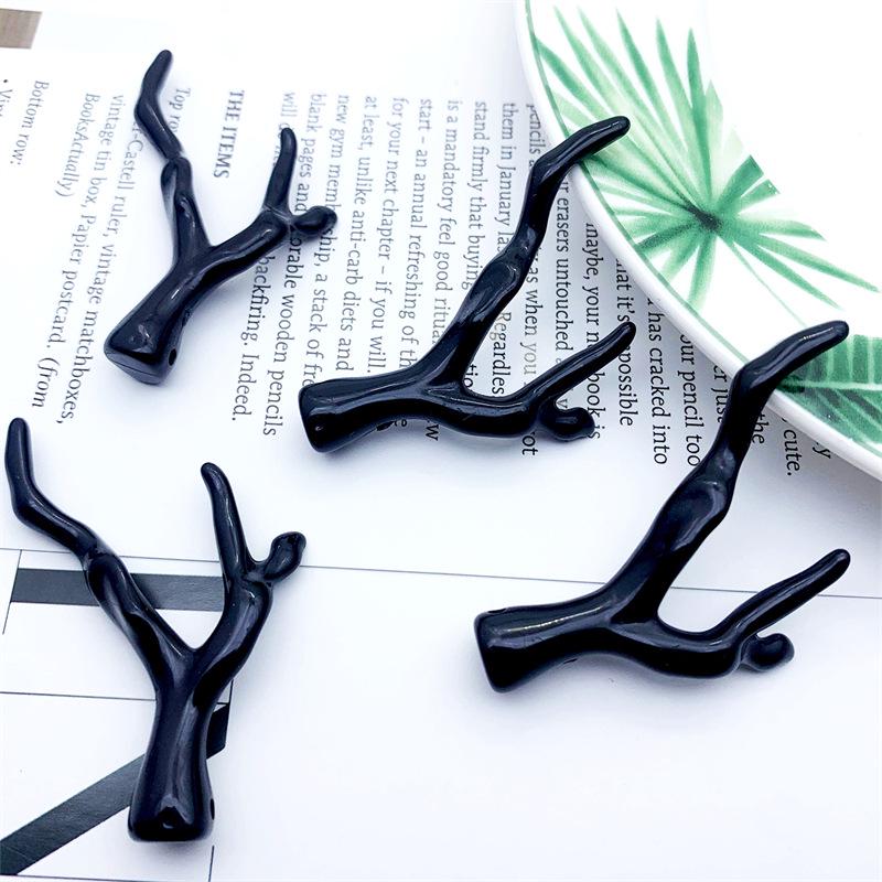 Acrylharz Falsche Koralle Drache Hirschgeweih Haarnadel Kopfschmuck