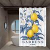 Mediterranean Lemon Cartoon Shower Curtain - Water-Repellent And Leak-Resistant, Mold And Mildew Resistant For