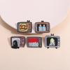 Horror Movie TV Series Enamel Pins Custom Twins Television Brooches Lapel Badges Punk Gothic Jewelry Gift for Fans Friends