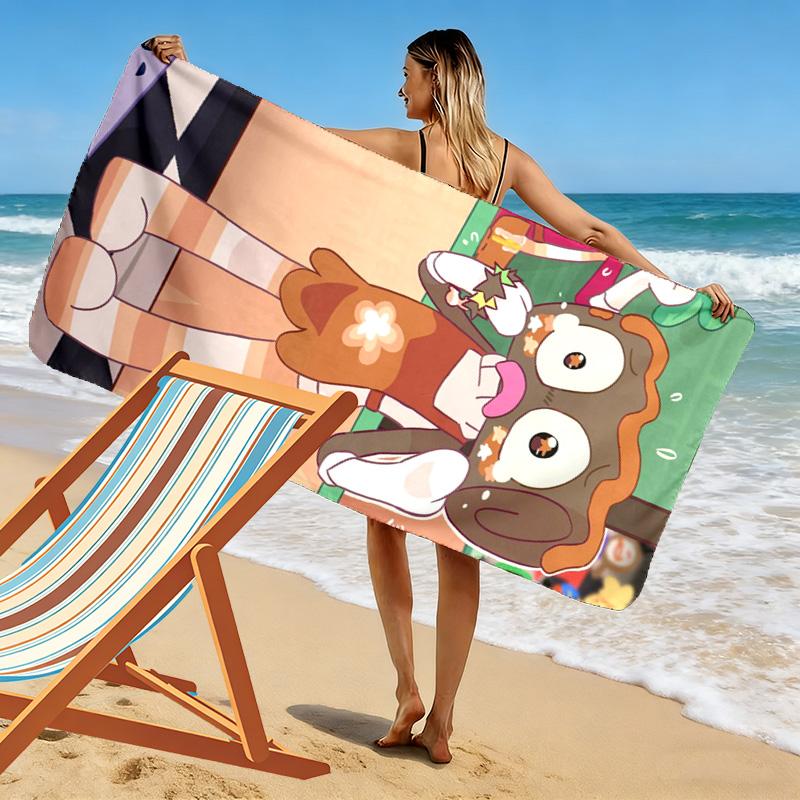 Dandy 2D Flat Print Beach Towel, Large Soft Quick Dry Towel for Beach Camping SwimmingXSTJ0915127
