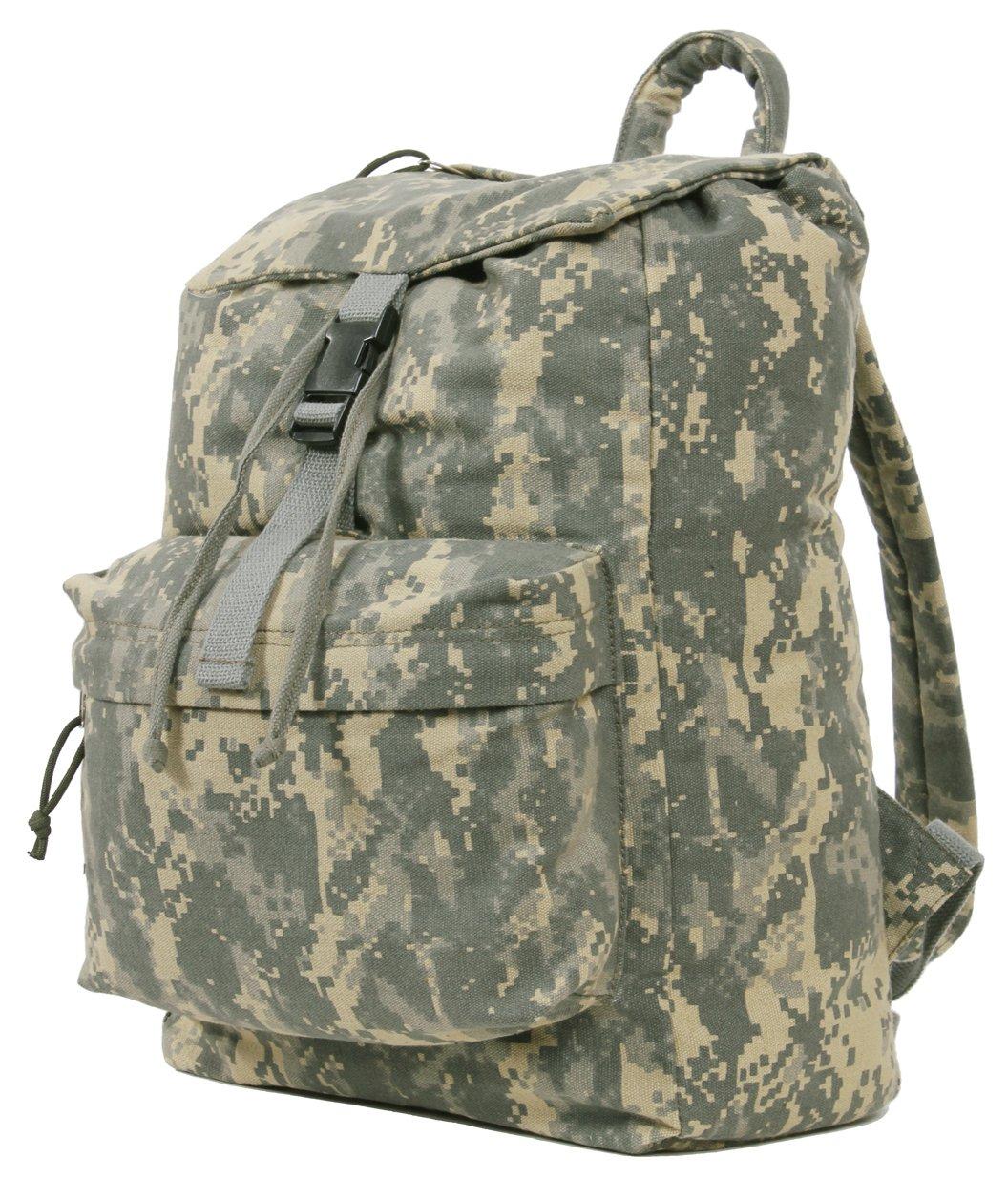 

Canvas Daypack Backpack Digital [Rothco] [2369] (ACU Camo)