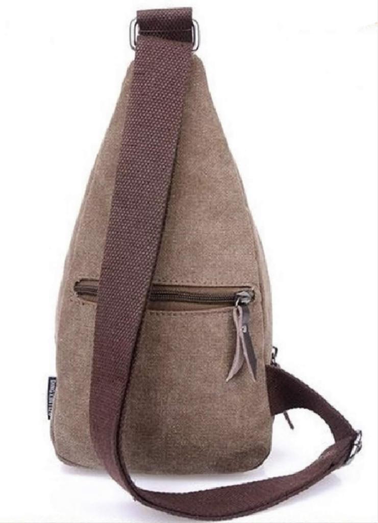 Donalee Women's Canvas Body BagShoulder Bag with Zipper (Black)