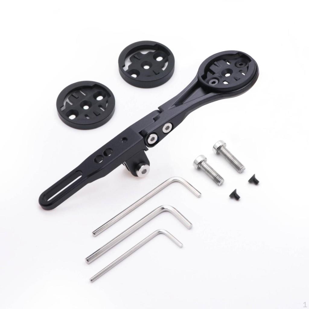 Handlebar Mount with Adapter Plates Adjustable Bike Computer ForwardPosition Aluminum Alloy