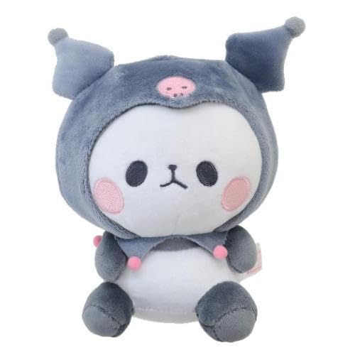 

Kamio Japan Kuromi x Mochimochi Panda Mimic Plush Toy, Squishy Headwear, Sanrio Characters x Mochimochi Panda 167469