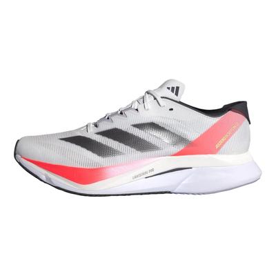 Adizero Boston 12 White Aurora Solar Red Women Sneakers Cloud-White Aurora-Metallic IF9210