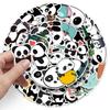 50 Panda Stickers - Trendy Graffiti for Laptops, Suitcases, Cars, and More