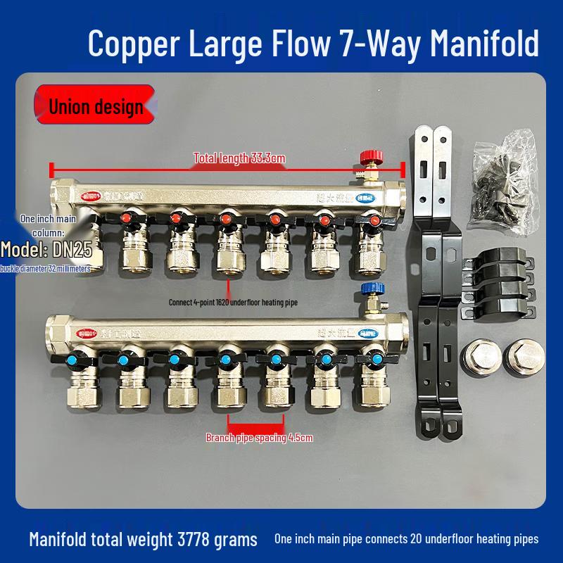 Tie Muyun Copper Floor Heating Manifold
