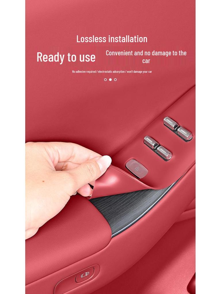 Silicone Armrest Protector for M7/M8 Car Door Window Lifter Panel