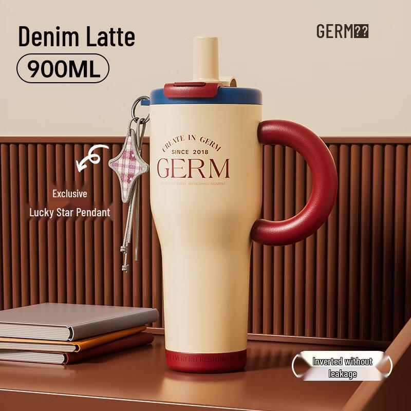 Germ 900ML Dual-Drink Stainless Steel Insulated Tumbler