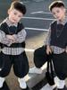 Boys' 2026 Spring Korean Style 3-Piece Outfit: Shirt, Vest & Pants