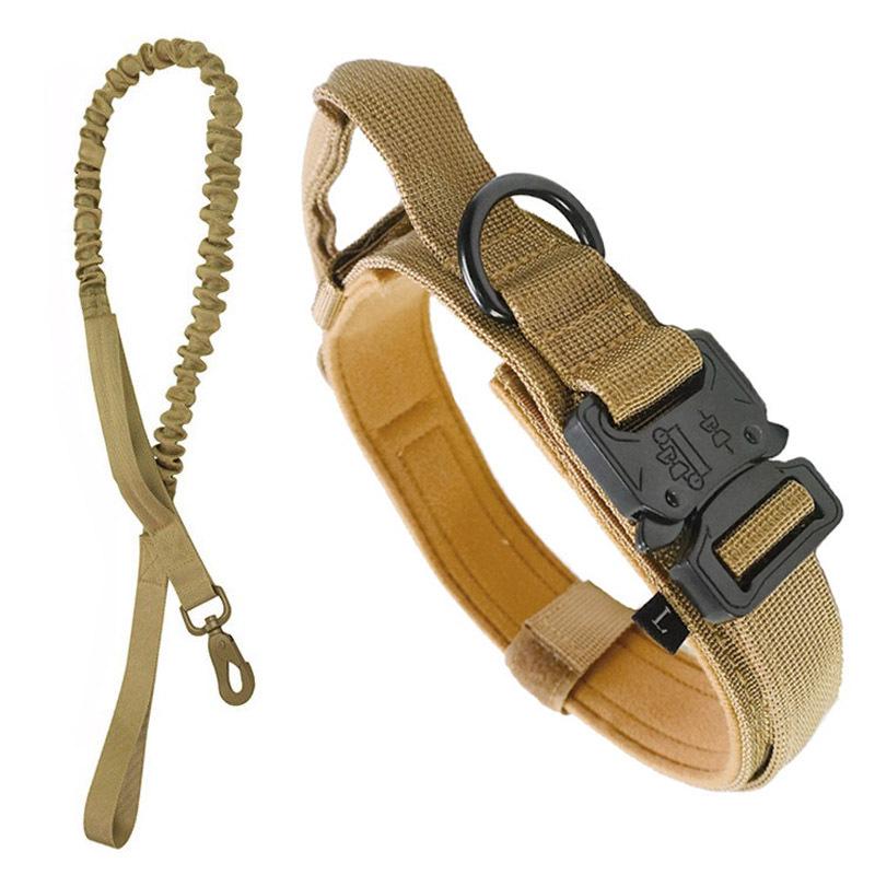 Tactical Dog Collar for Large & Medium Dogs - Thick, Non-Choking Military Design