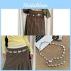 Woven Butterfly Waist Belt For Dresses And Jeans With Metal Frame Fashion Accessory