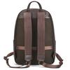 Genuine Leather Large A4 Fits Suitable for and Waterproof [Luufan] Backpack, Capacity, Size, 14-inch Laptop, School, Business, Commuting, (Coffee)