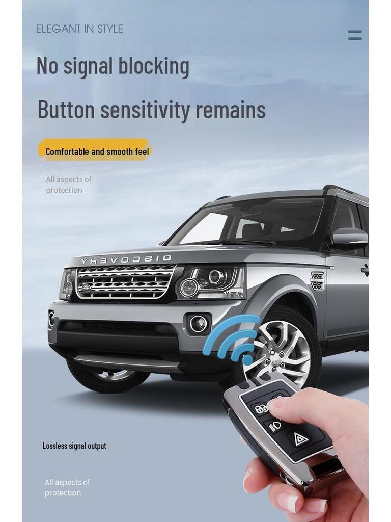 Jaguar Key Case for 2022 Model: XEL, XFL, FPace, XF, XJL - High-End Metal Full Wrap Shell