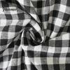 Oven Side Window Drapes Buffalo Plaid Curtain Skirt, Door with Ribbon Bows, Rustic Small Space Decor Half for Farmhouse Kitchen Sink, Cabinet,
