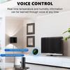 Temperature Humidity Sensor Real Time Monitoring Wireless Indoor Climate Monitor with LED Backlit Display for Home