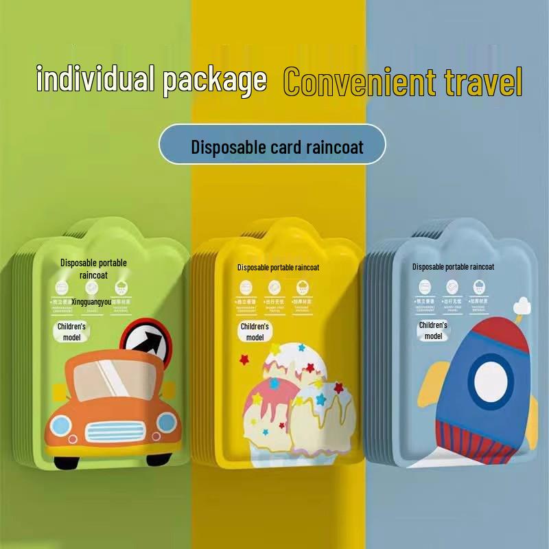 

Children s and Adult Portable Thick Full-Body Waterproof Rain Poncho Orange Variant - 1 piece