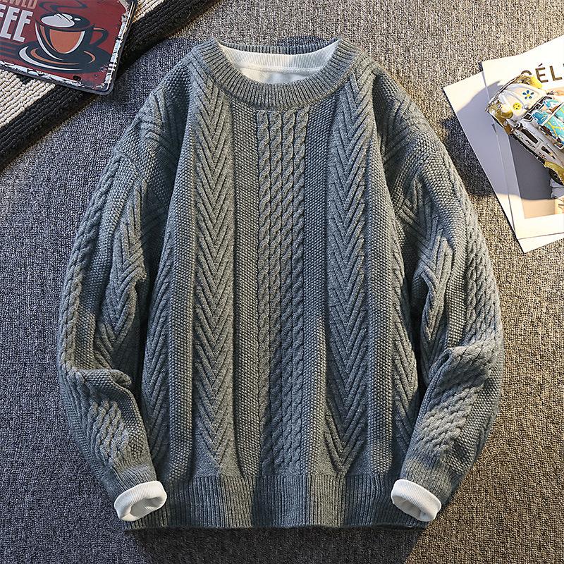 Men Women Knit Sweater Men Autumn Winter Pullover Casual Crew Neck Sweaters Hip Hop Streetwear