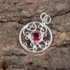 Pink Tourmaline 925 Solid Sterling Silver Pendant, Handmade Gemstone Jewelry Pendant, For Memorial Day