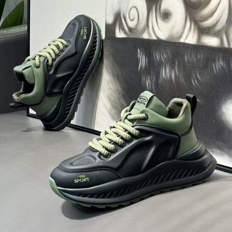 Thick-soled Heightening Dad Shoes, New Spring and Summer Soft-soled Breathable Sports and Leisure Trendy Shoes