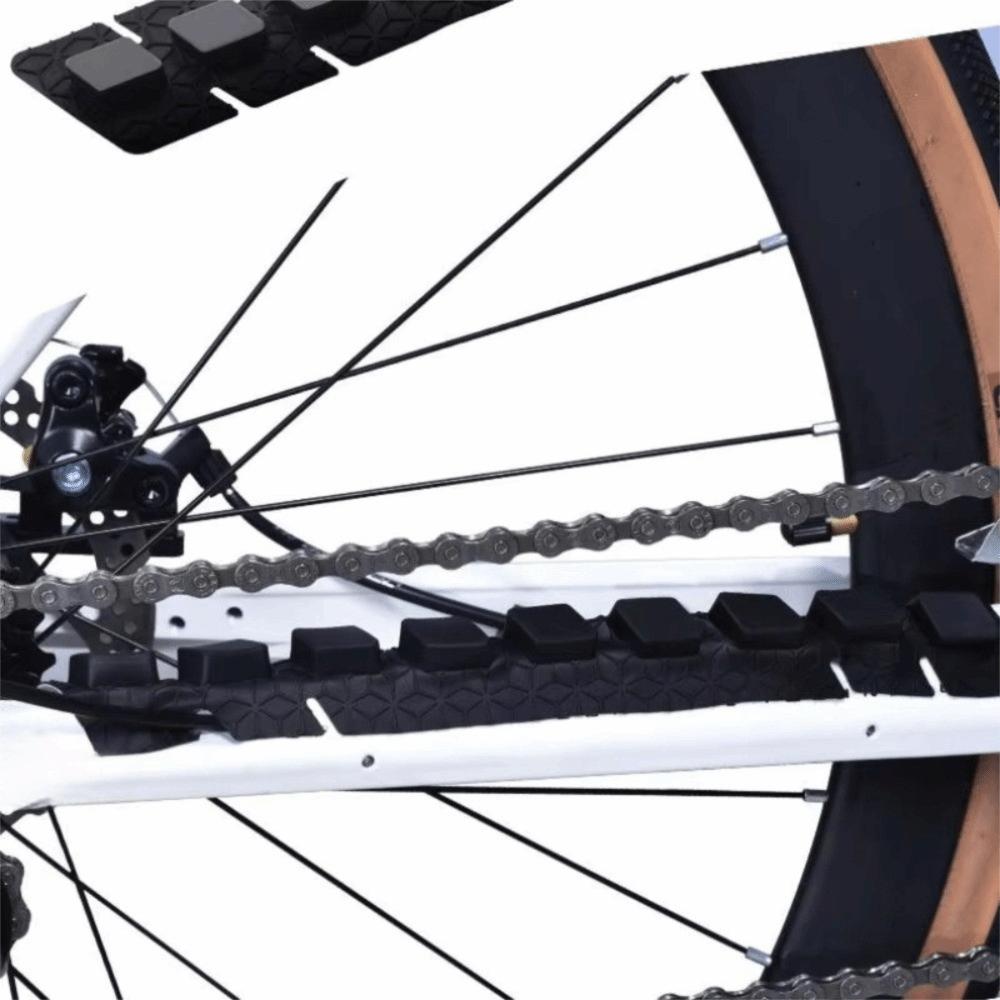 Anti Scratch Chain Protection Sticker Self-Adhesive Silicone Chain Guard Mountain Road Vehicle