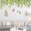 Wall Stickers Featuring Natural Green and PVC DIY Wall Sticker Removable Wallpaper Stylish Living Wall Wall Wall Wall Square Rental Houseplants,