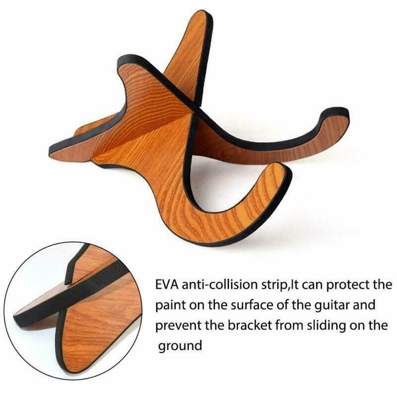 Wooden Folding Ukulele & Small Guitar Stand Ukulele Stand