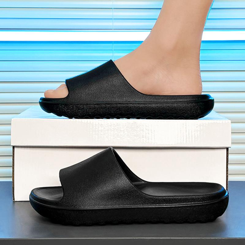 Summer Couple Slippers Outdoor Breathable Beach Shoes Comfortable Soft Soled Non Slip Sandals Suitable For Indoor Wear