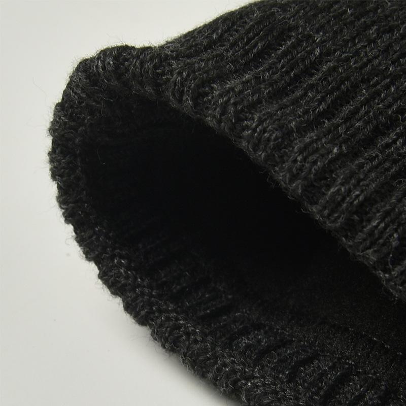 Winter Warm Ear Protection Hat Winter Outdoor Velvet Wool Hat Brimless Pullover Hat