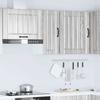VidaXL Armoire murale de cuisine Lucca sonoma gris bois ingénierie, meuble mural de cuisine, armoire pour mur de cuisine, 853783