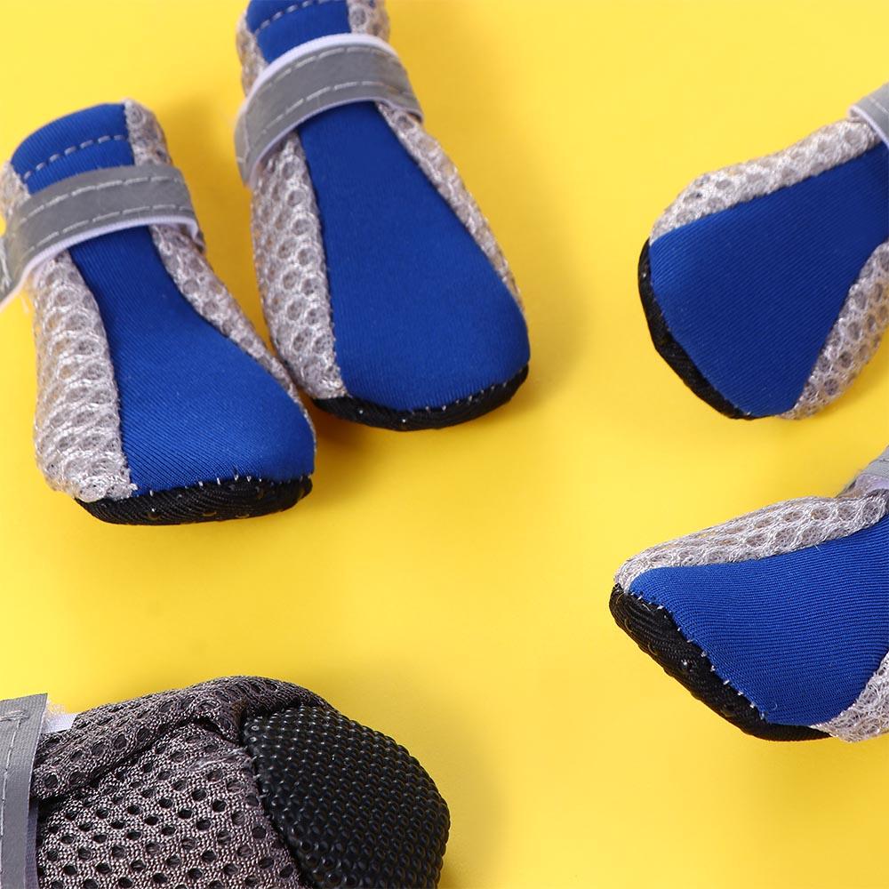 Protectors Mesh Hot Pavement with Reflective Stripe Dog Boots Pet Supplies Pet Rain Boots Dog Shoes