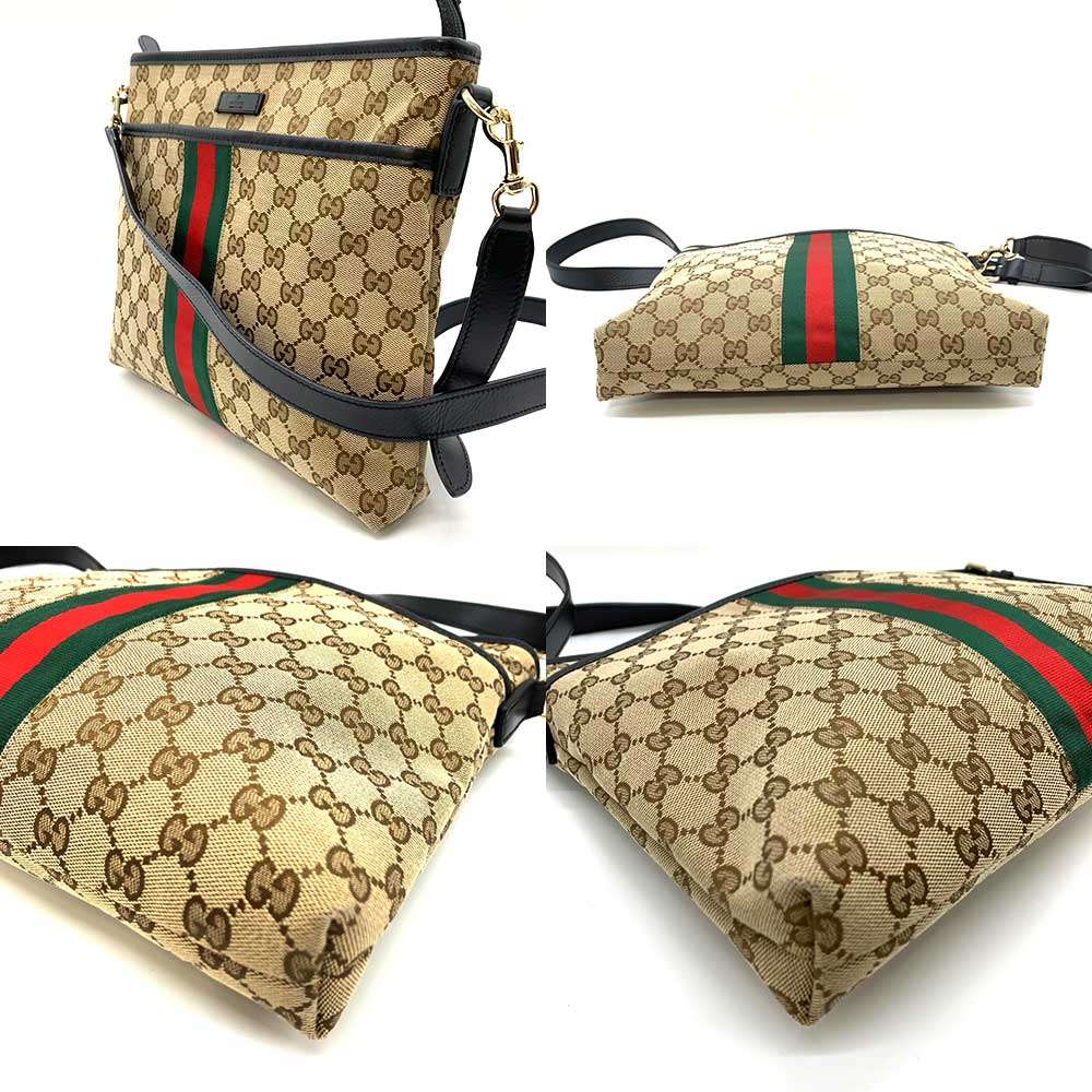 Used GUCCI SherryShoulder Bag GG Canvas Women