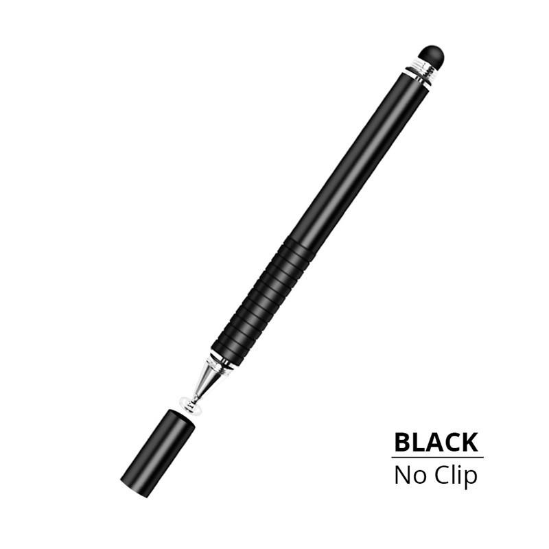 

HdoorLink 2 в 1 Универсальная емкостная ручка Многофункциональный стилус для сенсорного экрана карандаш для рисования для iPhone iPad Android Tablet чёрный