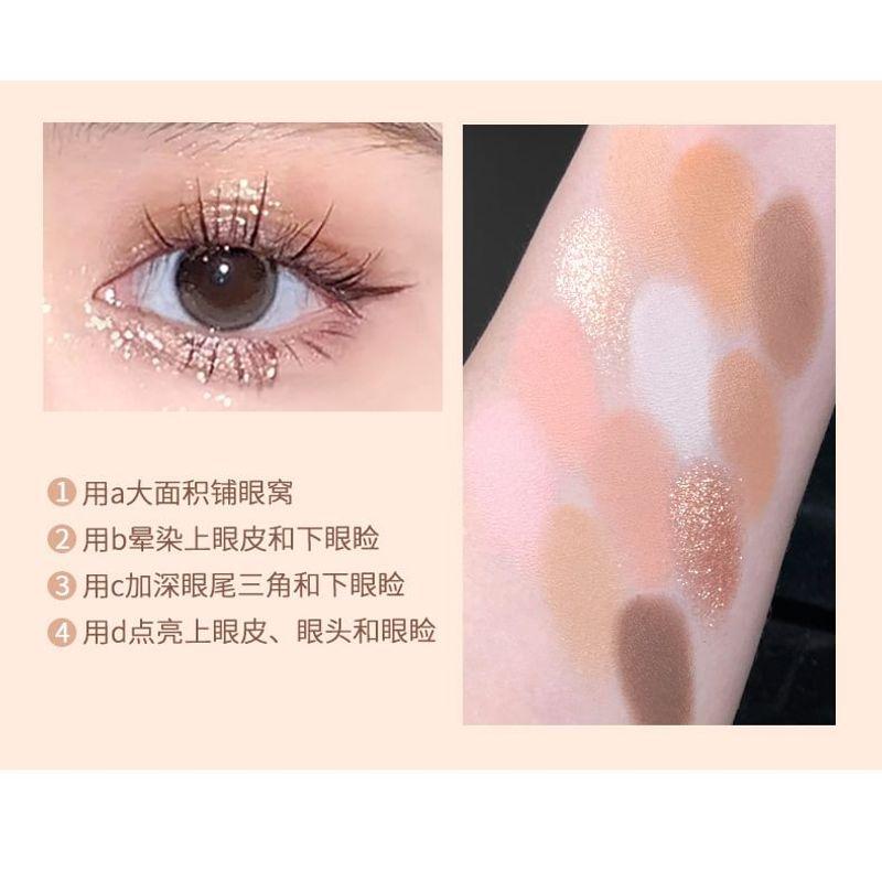 NOVO - Akira Hoshino Twelve Color Eyeshadow Palette - 3 Types