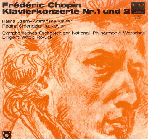 LP Record HALINA CZERNY STEFANSKA, REGINA SME - Chopin Klavierkonzert Nr1 Und Nr2 J53637 TELE FUN KEN Germany Classical Used