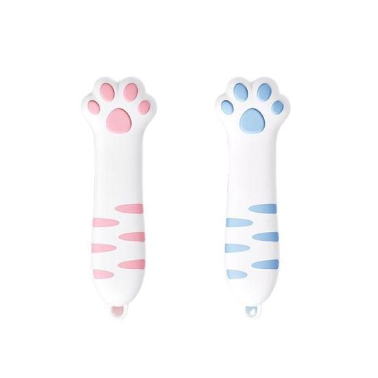 Cute Cat Paw Safety Knife Portable Letter Box Cutter Retractable for Carton Opener