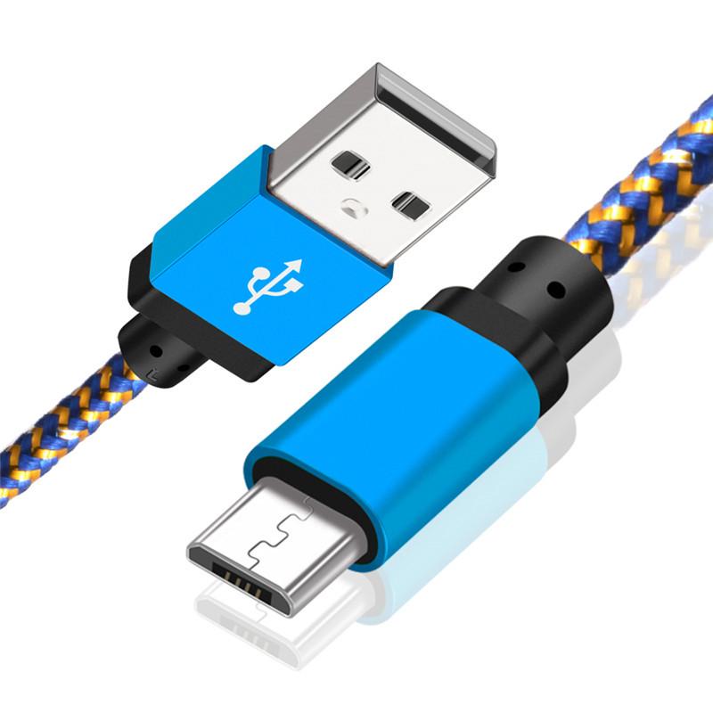 Cable Micro USB 1m 2m 3m Cable de datos USB de carga rápida para Samsung S6 S7 Xiaomi 4X LG Tablet Android teléfono móvil carga USB