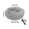 Elektrisch beheiztes Hundebett Weiche und bequeme Haustierheizkissen USB-Aufladung Katzenmatte Winter Warmes Indoor-Haustierbett Heiz-Haustierkissen