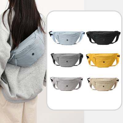 Bolsa de Peito Esportiva Feminina Leve Bolsa de Cintura para Deslocamento Bolsa Transversal de Ombro