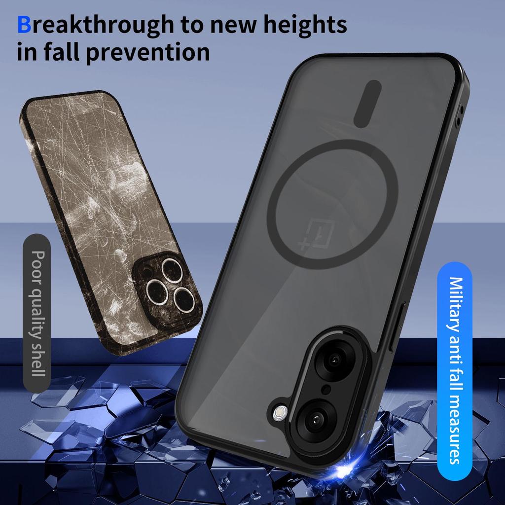 Magnetic Frosted Drop-Proof Case for 1+ Nord 5