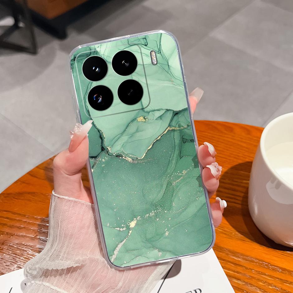 Cute Flower Case For Xiaomi 15 Pro Ultra Clear Soft Silicone Protective Bumper Cover For Xiaomi15Pro 15Ultra Anti Scratch Fundas