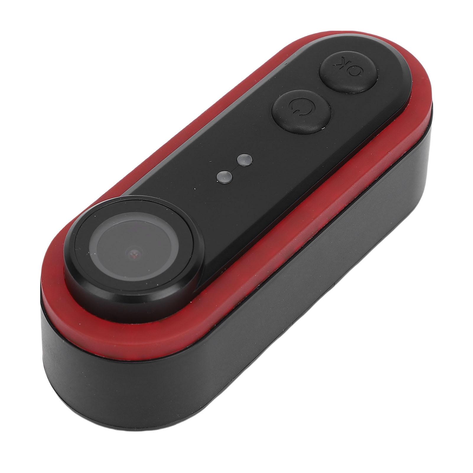 

Велосипедная камера с задним фонарем 1080P HD IPX6 Водонепроницаемая Управление через приложение Циклическая запись Широкоугольная Камера заднего вида для велосипеда для